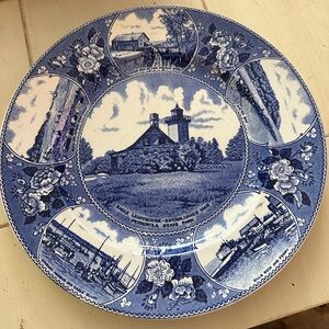 Eagle bluff lighthouse Collector Plate Door county WI Old English staffordshire